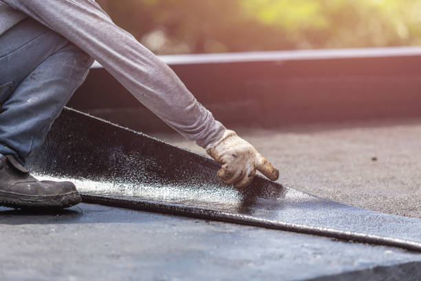 Professional Waterproofing technician working in Haven, KS